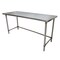 Bk Resources Stainless Steel Work Table With Open Base, Plastic Feet, 72"Wx30"D SVTOB-7230 - alternate 3